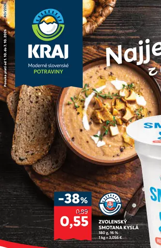 Zvolenský smotana kyslá 16 %