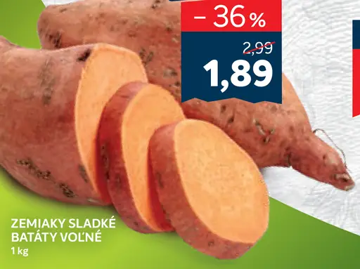 Zemiaky sladké batáty