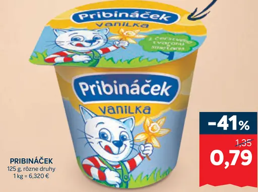 Pribináček Vanilka