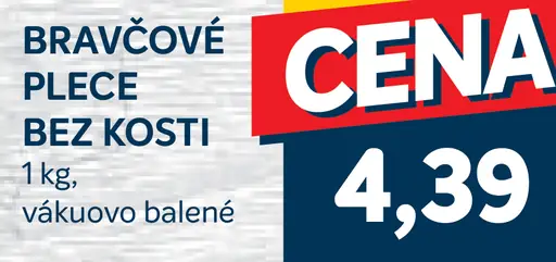 Bravčové plece bez kosti