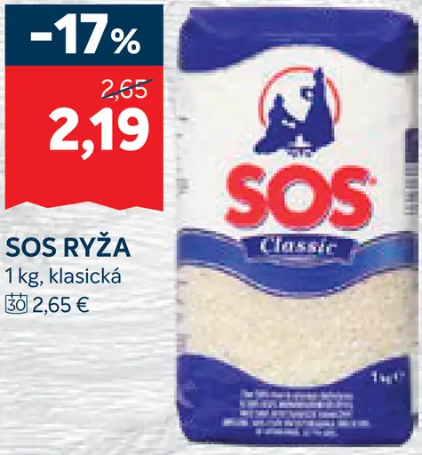 SOS ryža Classic