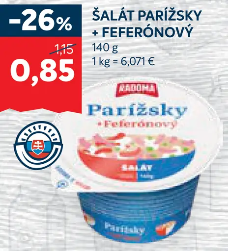 Radoma Parížsky šalát