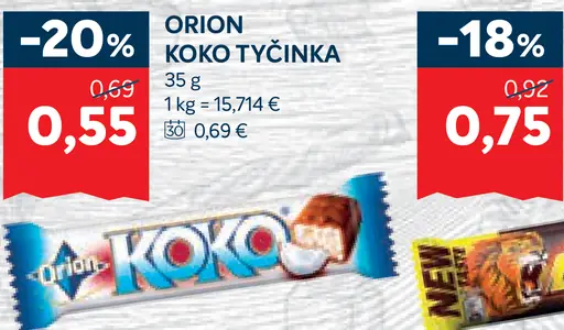 Orion Koko tyčinka