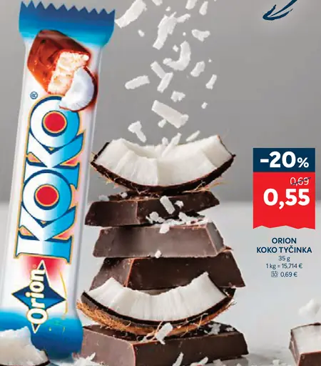Orion Koko tyčinka