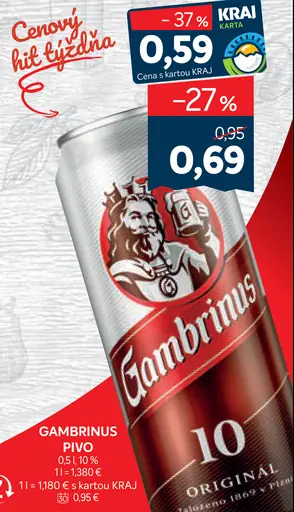 Gambrinus pivo