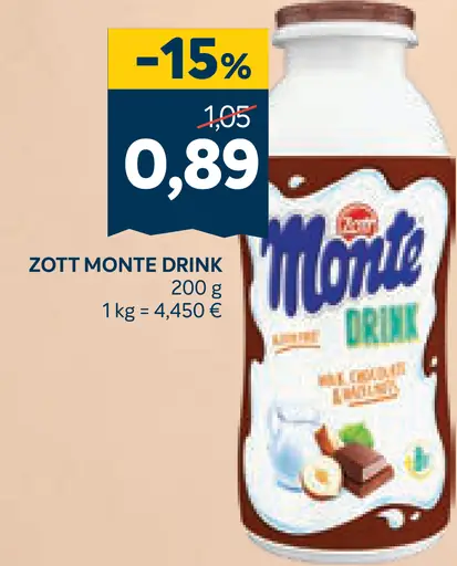 Zott Monte Drink