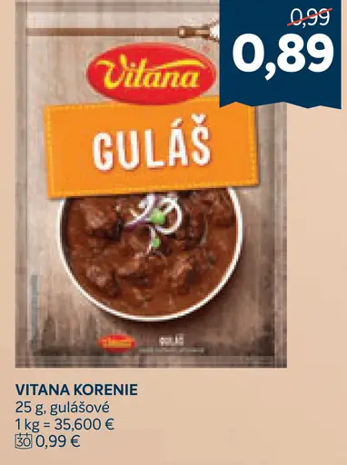 Vitana korenie gulášové