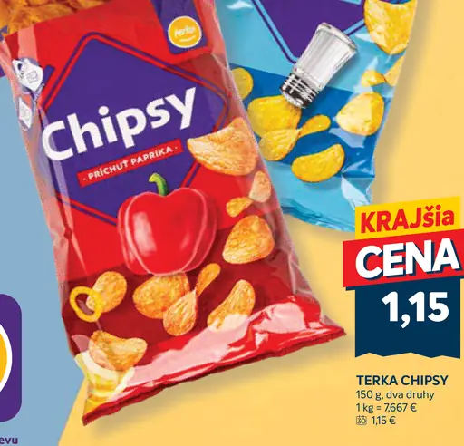 Terka chipsy
