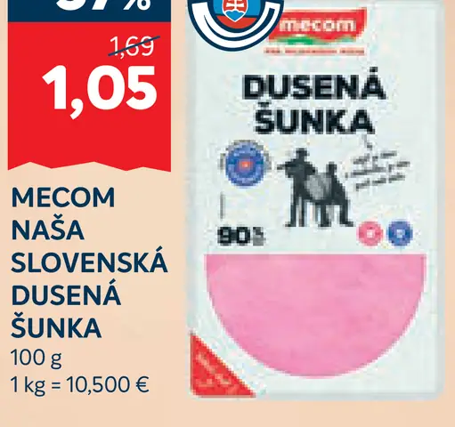 Mecom Naša Slovenská dusená šunka