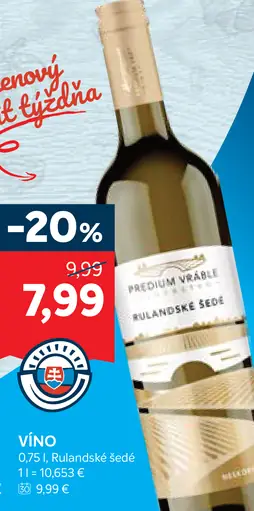 Rulandské šedé víno
