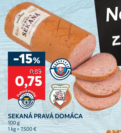 Sekaná pravá domáca