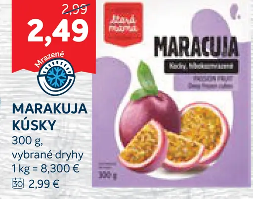 Marakuja kúsky