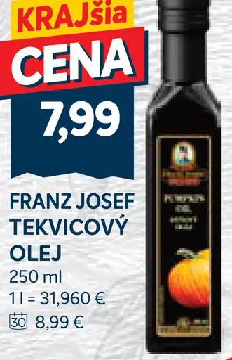 Franz Josef Tekvicový olej