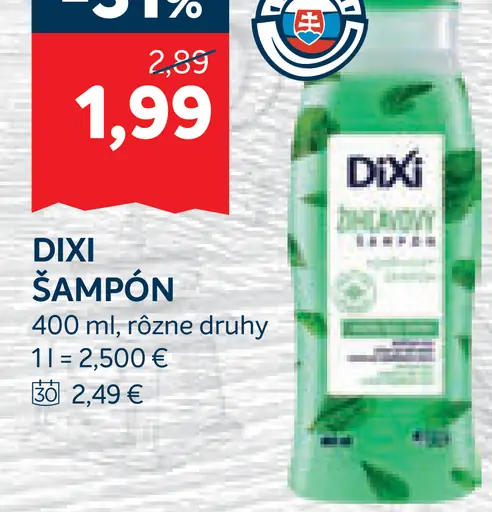 Dixi Žihľavový šampón