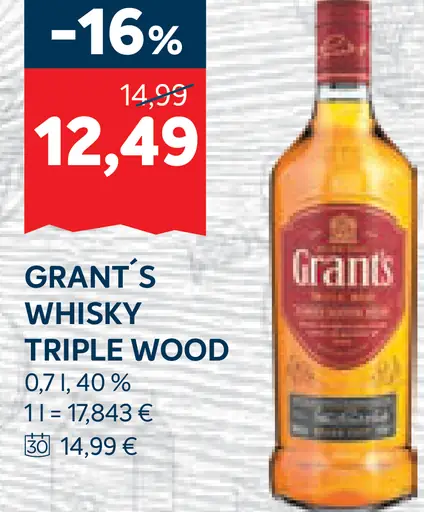 Grant's Triple Wood Whisky