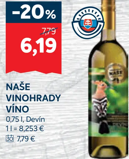 Naše Vinohrady víno