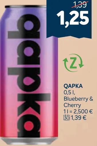 Qapka Blueberry & Cherry