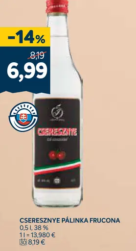 Frucona čerešňová pálenka
