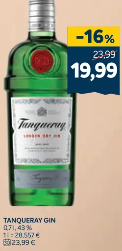 Tanqueray gin