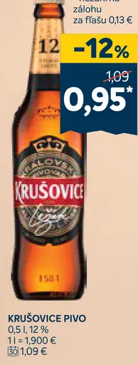 Krušovice pivo