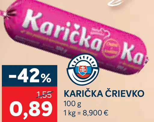 Karička črievko