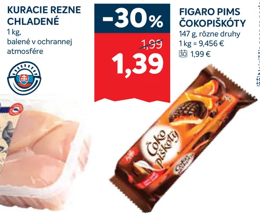 Kuracie rezne chladené v ochrannej atmosfére