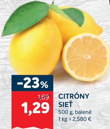 Citróny sieť