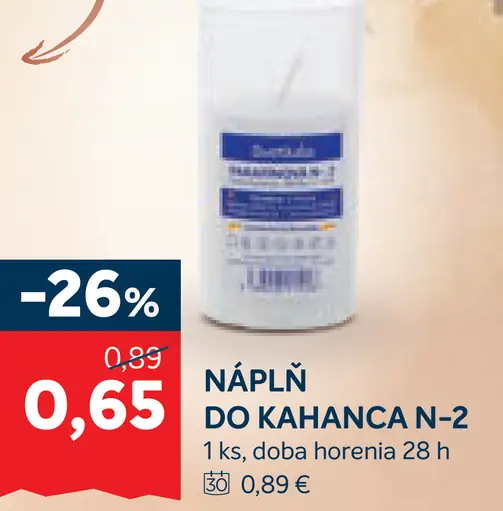 Náplň do kahanca N-2