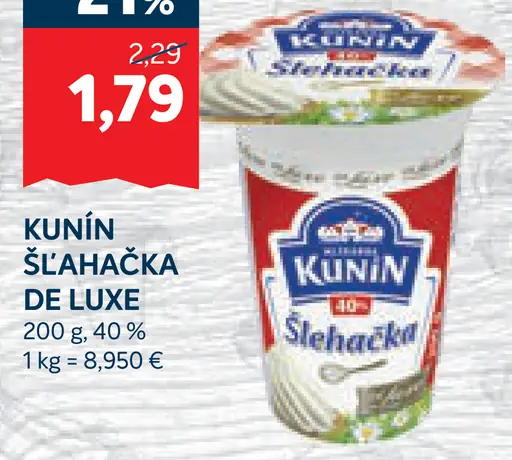 Kunín Šľahačka de Luxe
