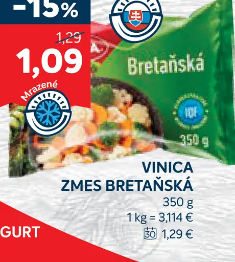 Vinica zmes Bretaňska