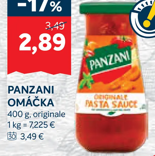 Panzani omáčka Originale Pasta Sauce
