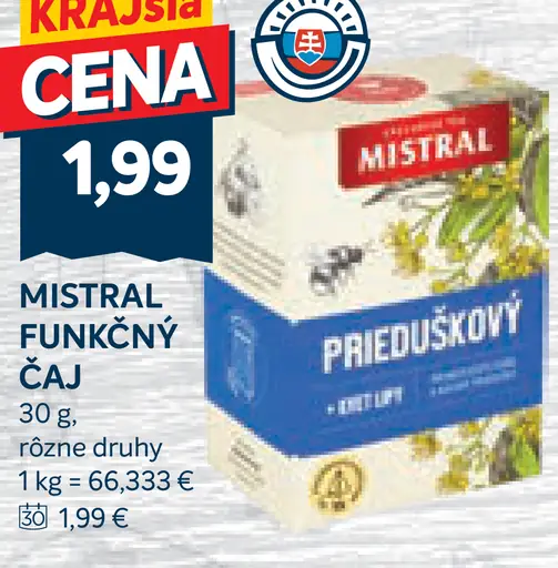 Mistral funkčný čaj