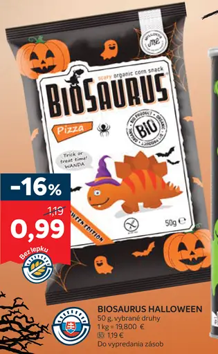 Biosaurus Pizza Halloween