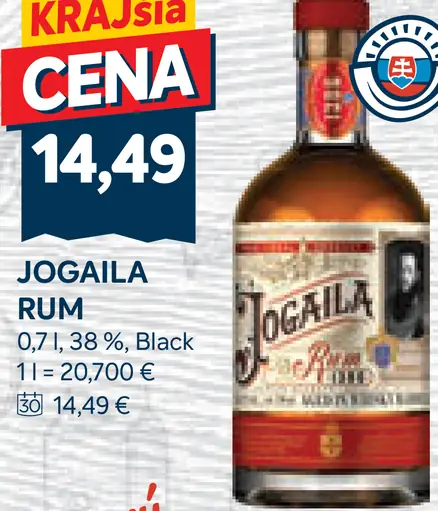 Jogaila black Rum