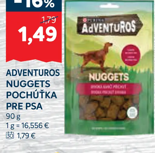 Adventuros Nuggets pochúťka pre psy