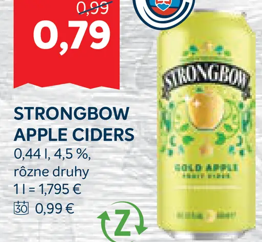 Strongbow Ciders Apple, 2 druhy