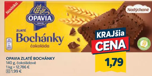 Opavia Zlaté bochánky čokoláda