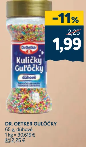 Dr. Oetker Guľôčky dúhové