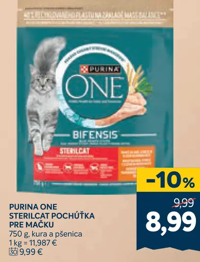 Purina One Sterilcat pochúťka pre mačku