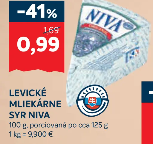 LEVICKÉ MLIEKÁRNE Syr Niva
