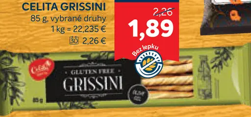 Celita grissini, vybrané druhy