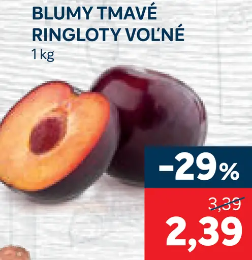 Blumy tmavé ringloty voľné