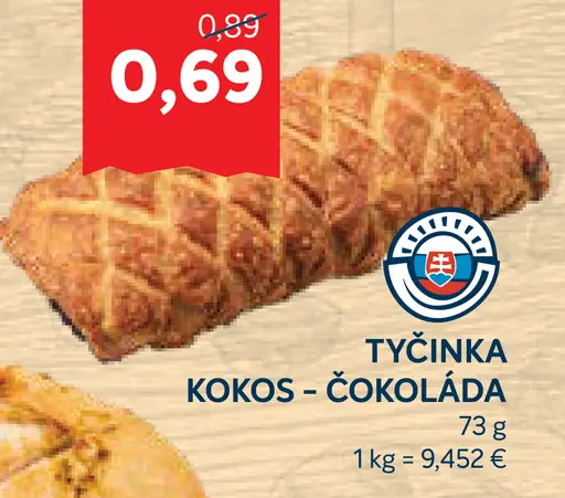 Tyčinka kokos-čokoláda