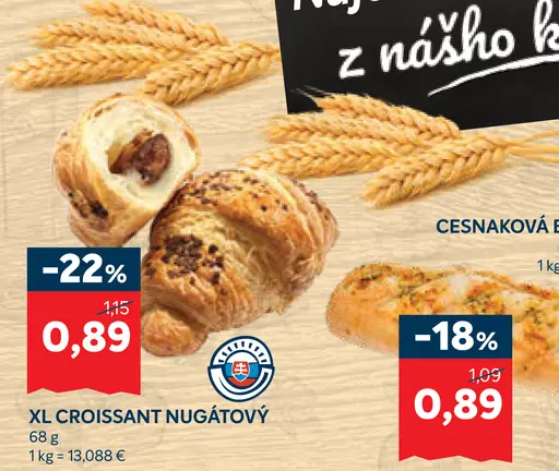 XL Croissant Nugátový