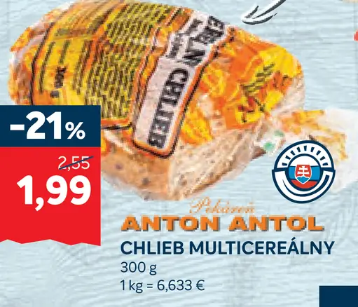 Chlieb multicereálny