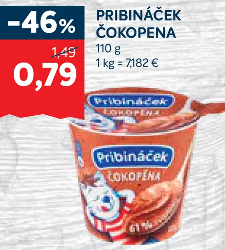 Pribináčik čokoláda