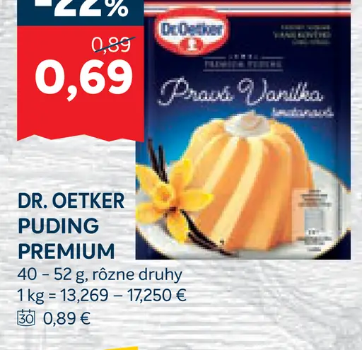 Dr. Oetker Premium Puding