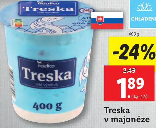 Treska v majonéze