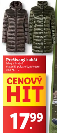 Prešívaný kabát