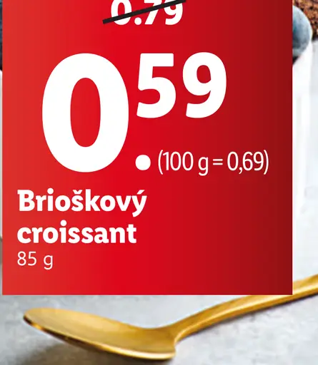 Brioškový croissant